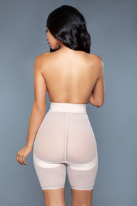 BeWicked High Waisted Butt Lifting Boyshorts in Nude  from SexyShoes.com