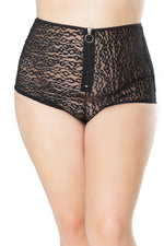 High Waisted Leopard Print Booty Short | Plus Size