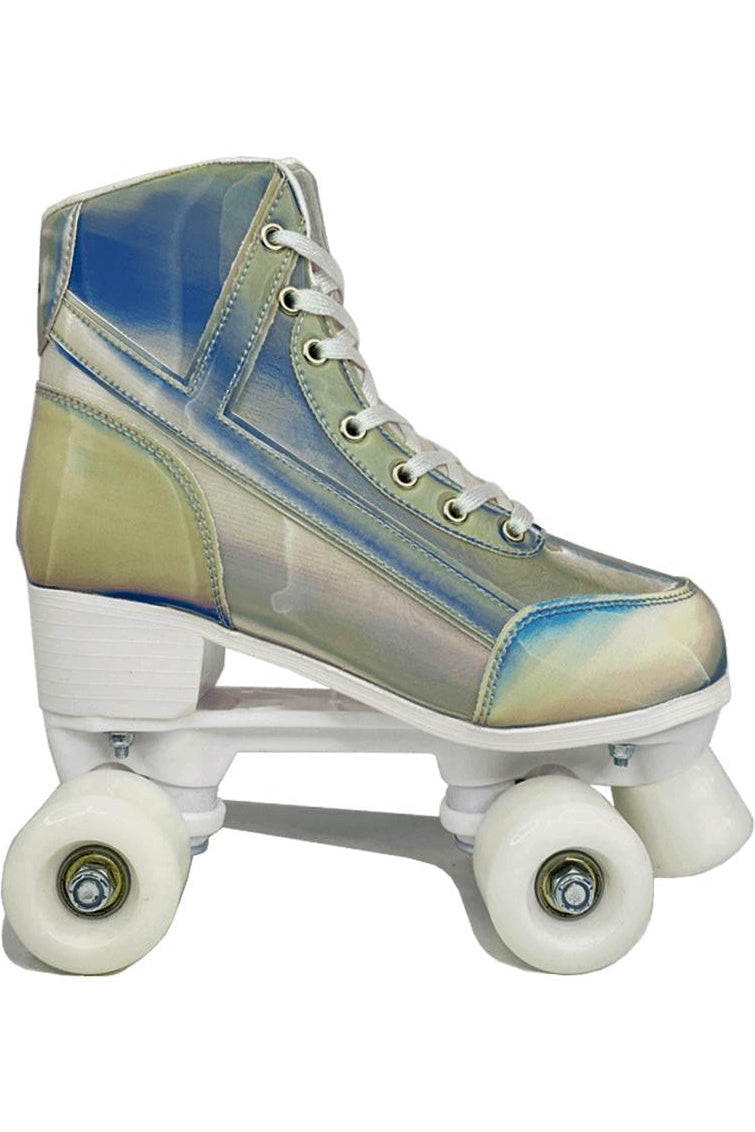 YRU Hologram "Roller Heels" Skates in Hologram 