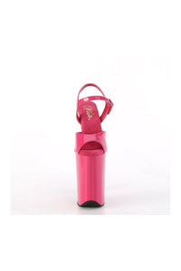 Pleaser INFINITY-909 Fuchsia Patent Sandal in Fuchsia Patent