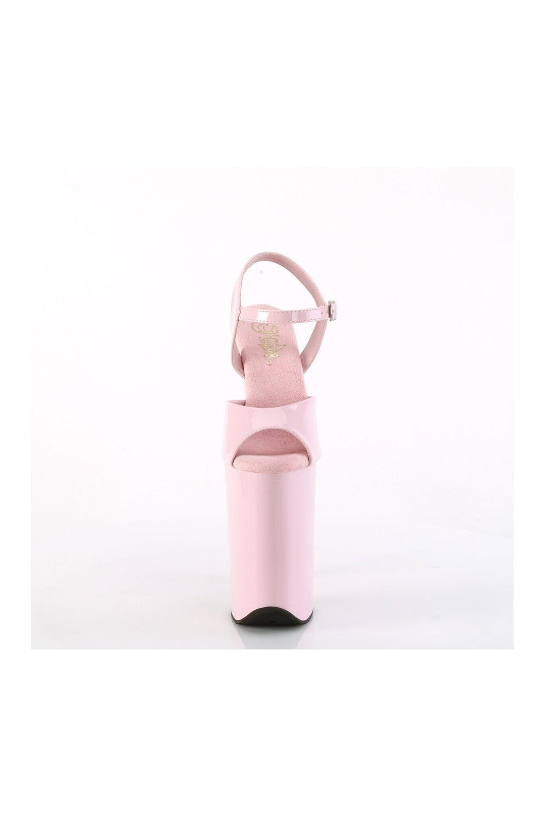 Pleaser INFINITY-909 Pink Patent Sandal in Pink Patent