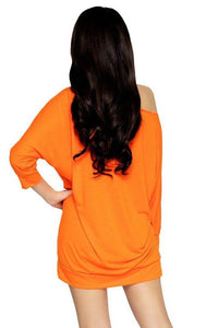 Leg Avenue Jersey Pumpkin Dress in Orange 
