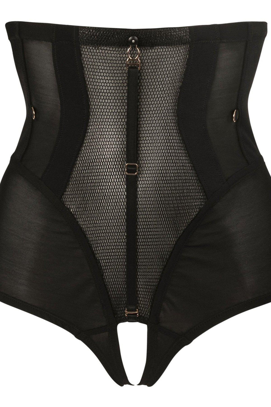 Impudique Josephine Mesh Fetish Briefs in Black Mesh