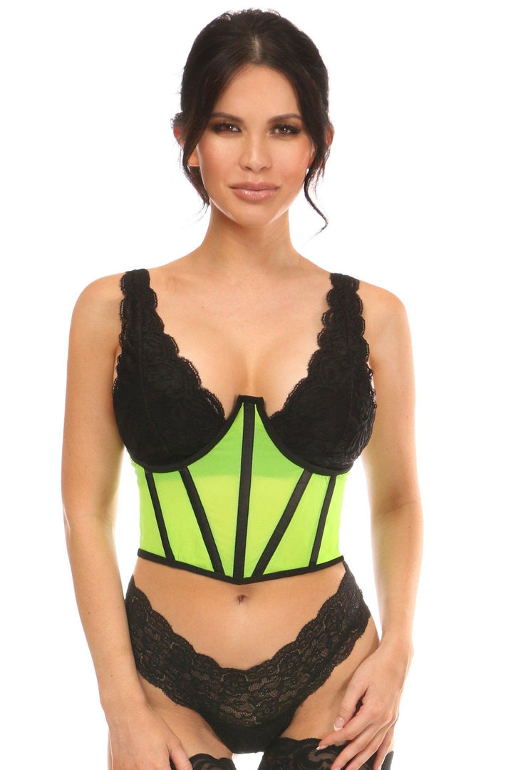 Mesh Open Cup Waist Cincher