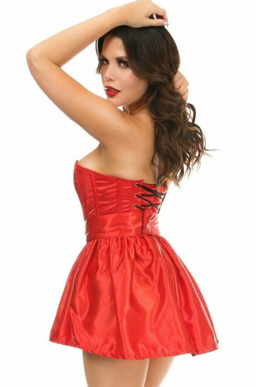 Daisy Corsets Lavish 4 PC Sexy Devil Corset Costume in Red 