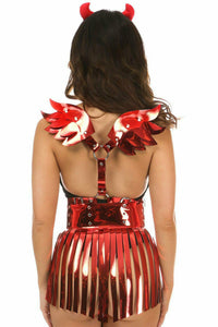 Daisy Corsets Lavish 4 PC Sexy Devil Costume in Red 