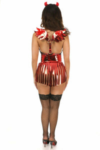 Daisy Corsets Lavish 4 PC Sexy Devil Costume in Red 
