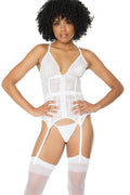 Lace Boned Bustier