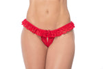 Lace Ruffle Peek-A-Boo Panty