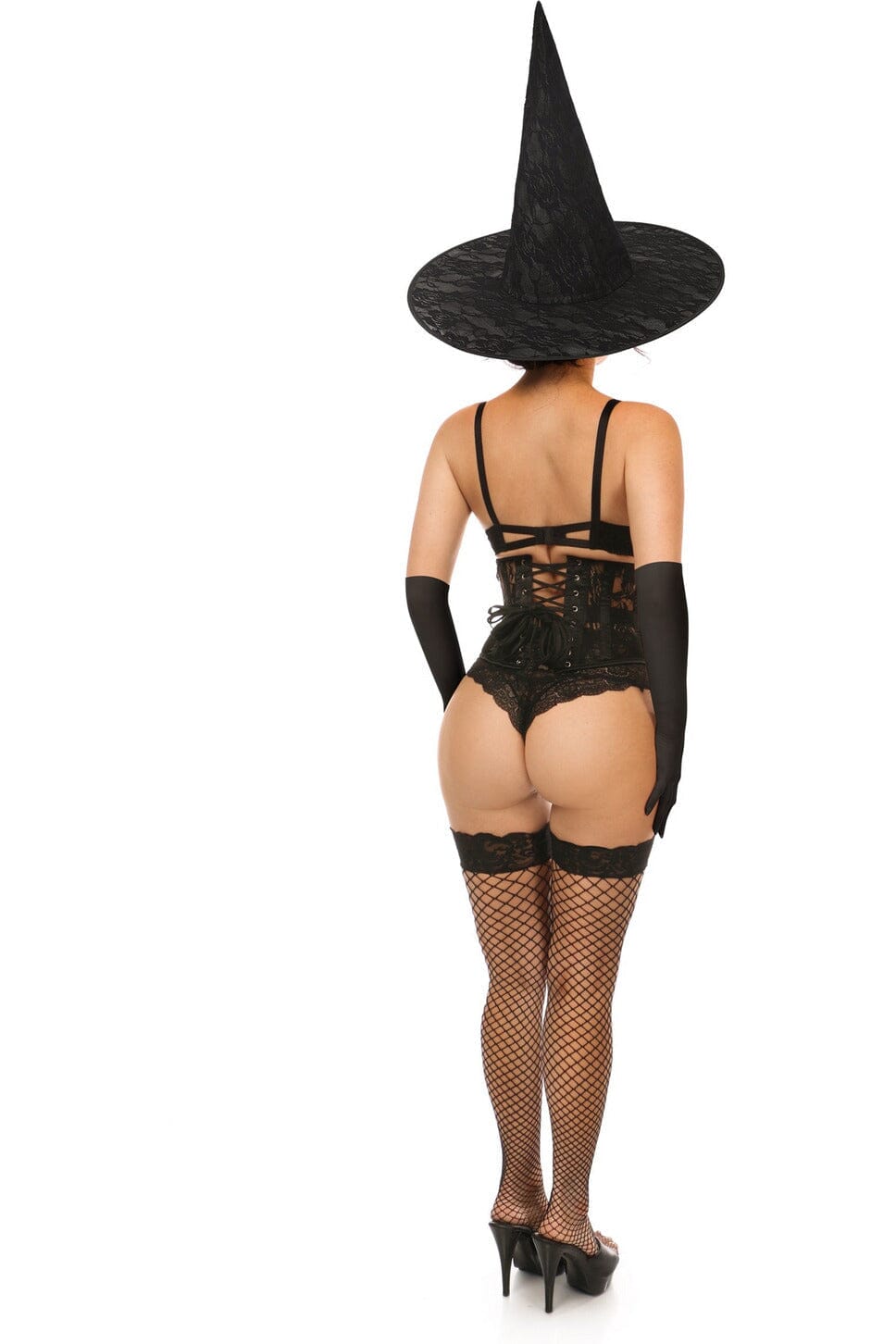 Lavish 3 PC Daring Witch Corset Costume-Witch Costumes-Daisy Corsets-SEXYSHOES.COM