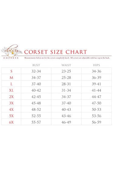 Daisy Corsets Lavish 3 PC Daring Witch Corset Costume in Black 