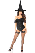 Lavish 3 PC Premium Lace Witch Corset Costume