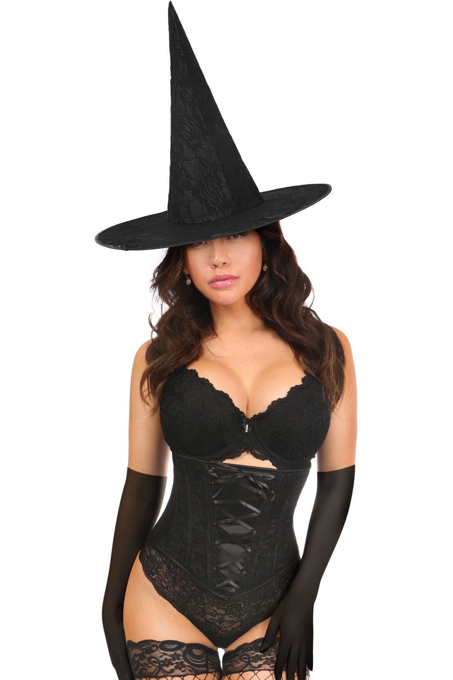 Lavish 3 PC Witch Corset Costume-Witch Costumes-Daisy Corsets-SEXYSHOES.COM
