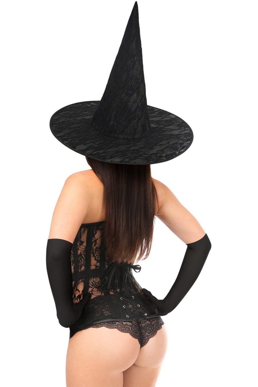 Daisy Corsets Lavish 3 PC Witchcraft Vixen Corset Costume in Black 