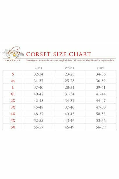 Daisy Corsets Lavish Black Mesh Underwire Cincher w/Built In Halter Top in Black 