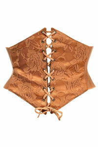Daisy Corsets Lavish Caramel Lace Corset Belt Cincher in Brown  from SexyShoes.com