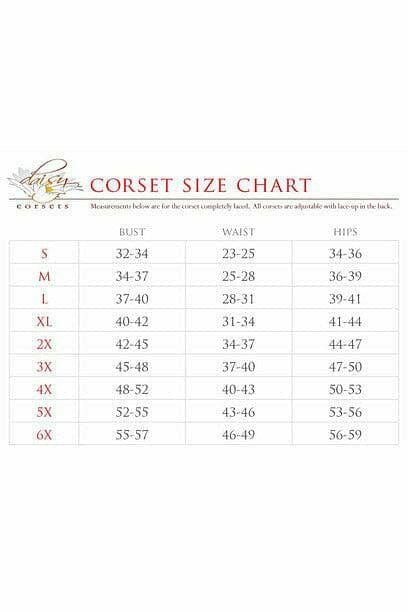 Lavish Clear Orange Curvy Cut Mini Cincher Corset-Waist Cinchers-Daisy Corsets-SEXYSHOES.COM