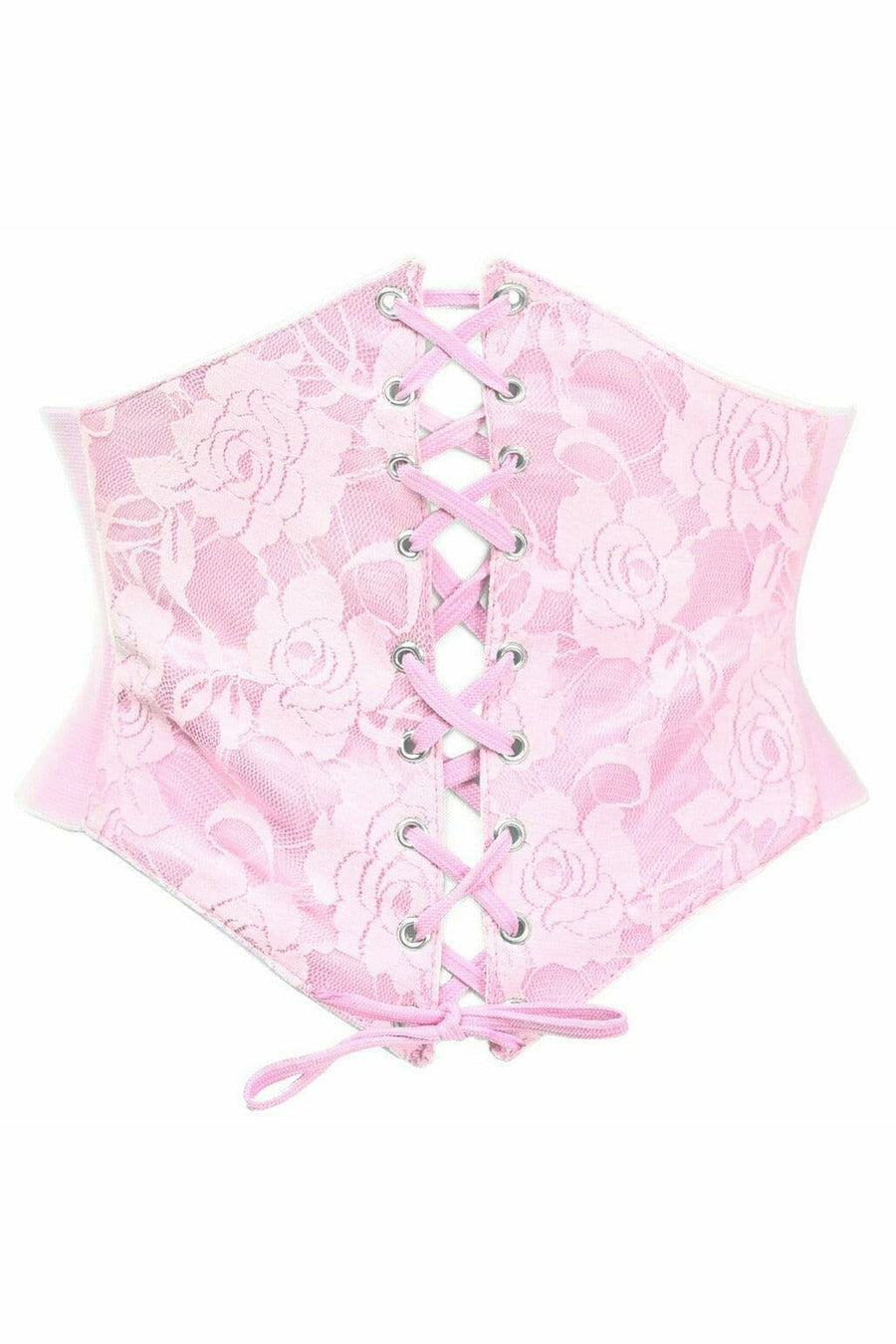 Daisy Corsets Lavish Lt Pink Lace Corset Belt Cincher in Pink  from SexyShoes.com