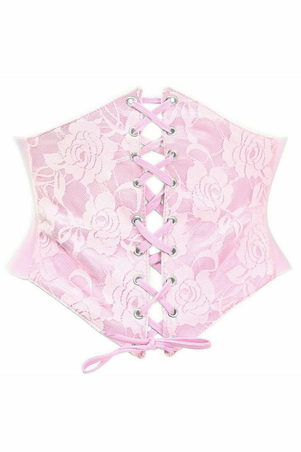 Daisy Corsets Lavish Lt Pink Lace Corset Belt Cincher in Pink 