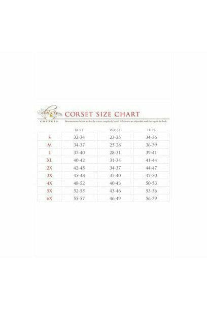 Daisy Corsets Lavish Red Plaid Corset Belt Cincher in Red 