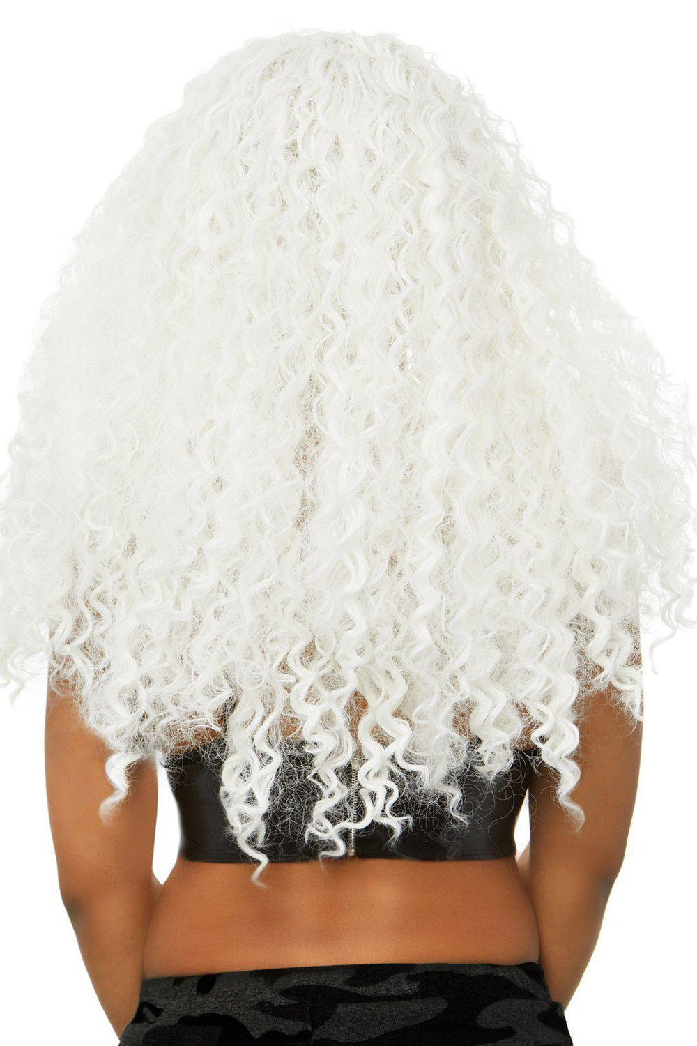 Long Curly Wig-Wigs-Leg Avenue-White-O/S-SEXYSHOES.COM