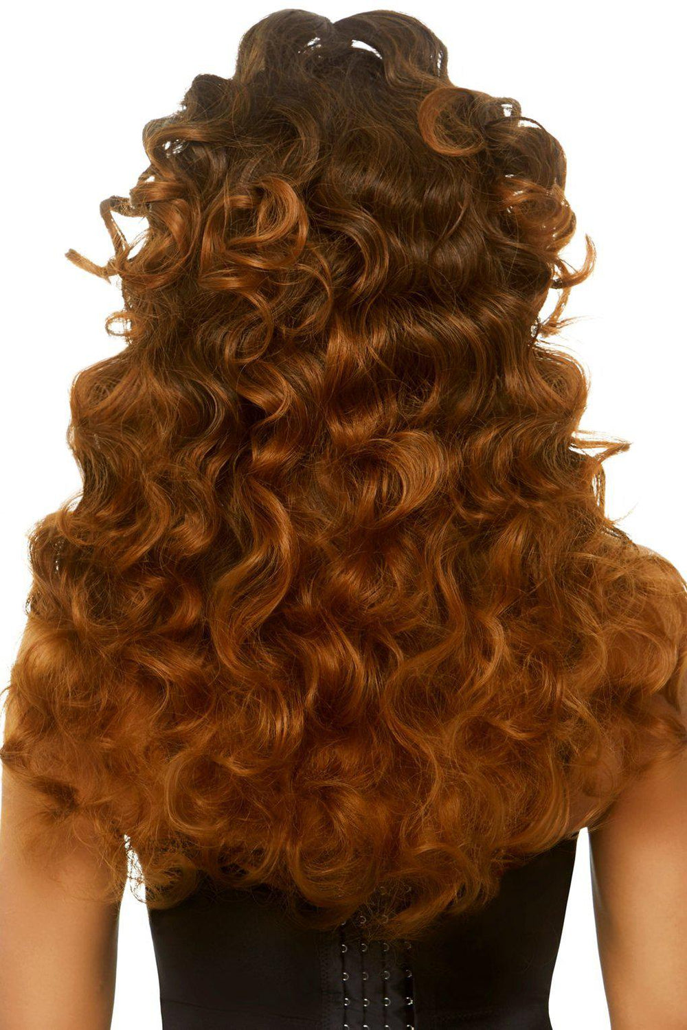 Long Curly Wispy Bang Wig-Wigs-Leg Avenue-Brown-O/S-SEXYSHOES.COM