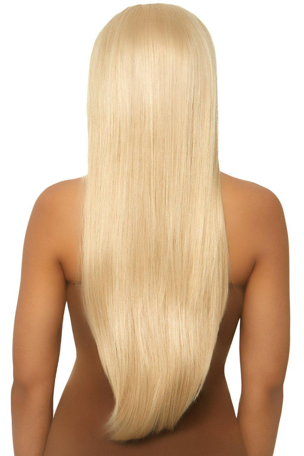 Long Straight Center Part Wig-Wigs-Leg Avenue-Blonde-O/S-SEXYSHOES.COM