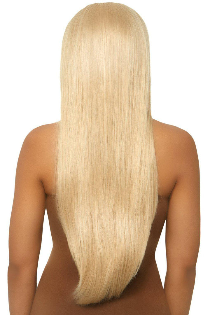 Long Straight Center Part Wig