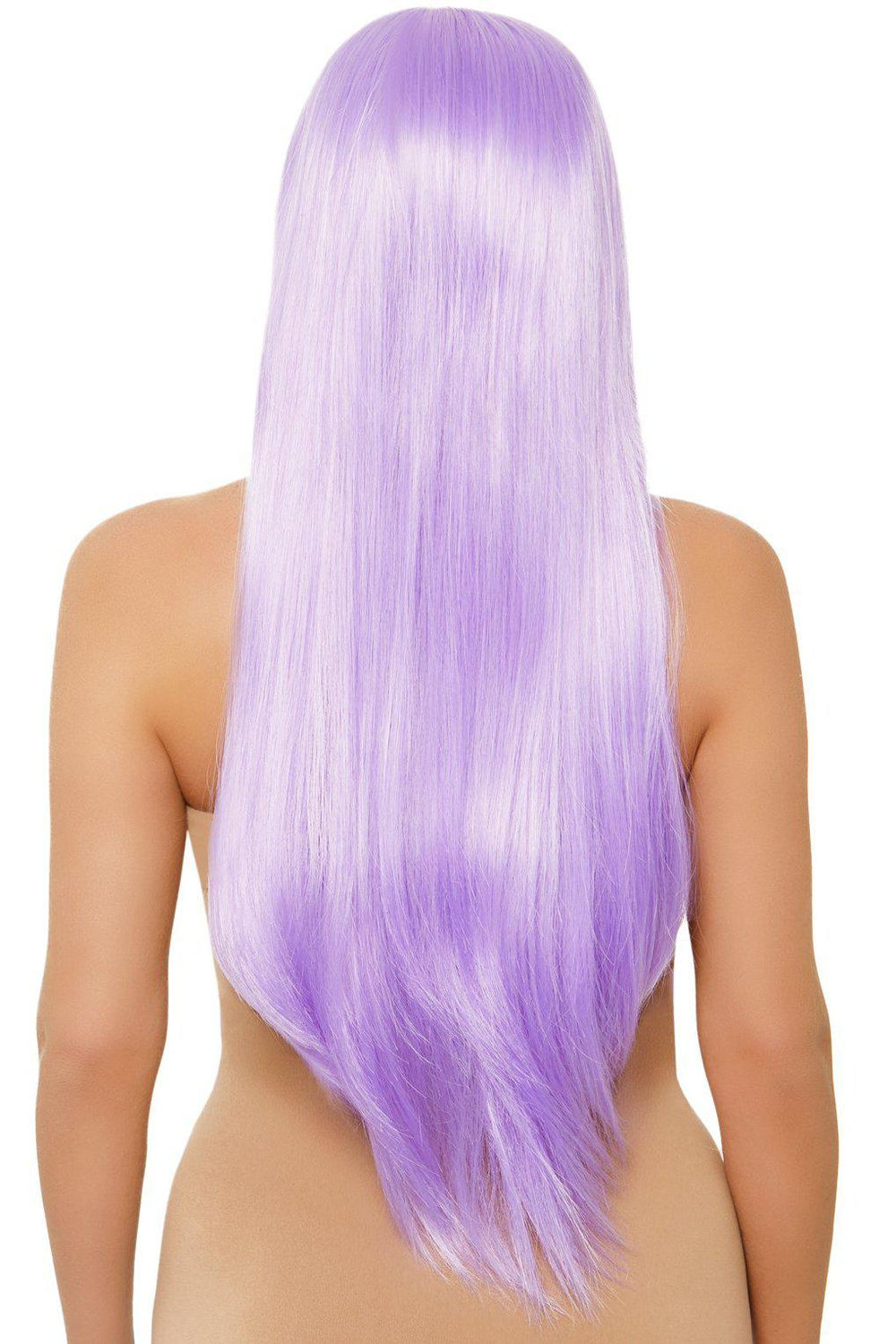 Long Straight Center Part Wig-Wigs-Leg Avenue-Purple-O/S-SEXYSHOES.COM