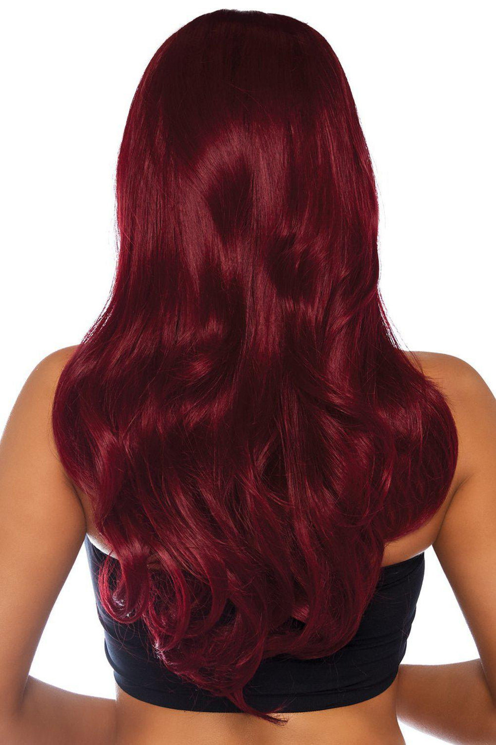 Long Wavy Wig-Wigs-Leg Avenue-Burgundy-O/S-SEXYSHOES.COM