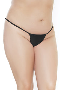 Coquette Low Rise G String in Black  from SexyShoes.com