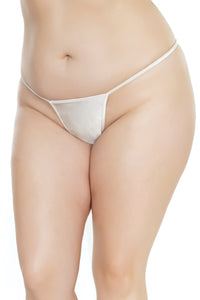 Coquette Low Rise G String in Nude  from SexyShoes.com