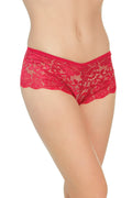 Low Rise Lace Booty Short