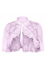 Lt Pink Lace Cape