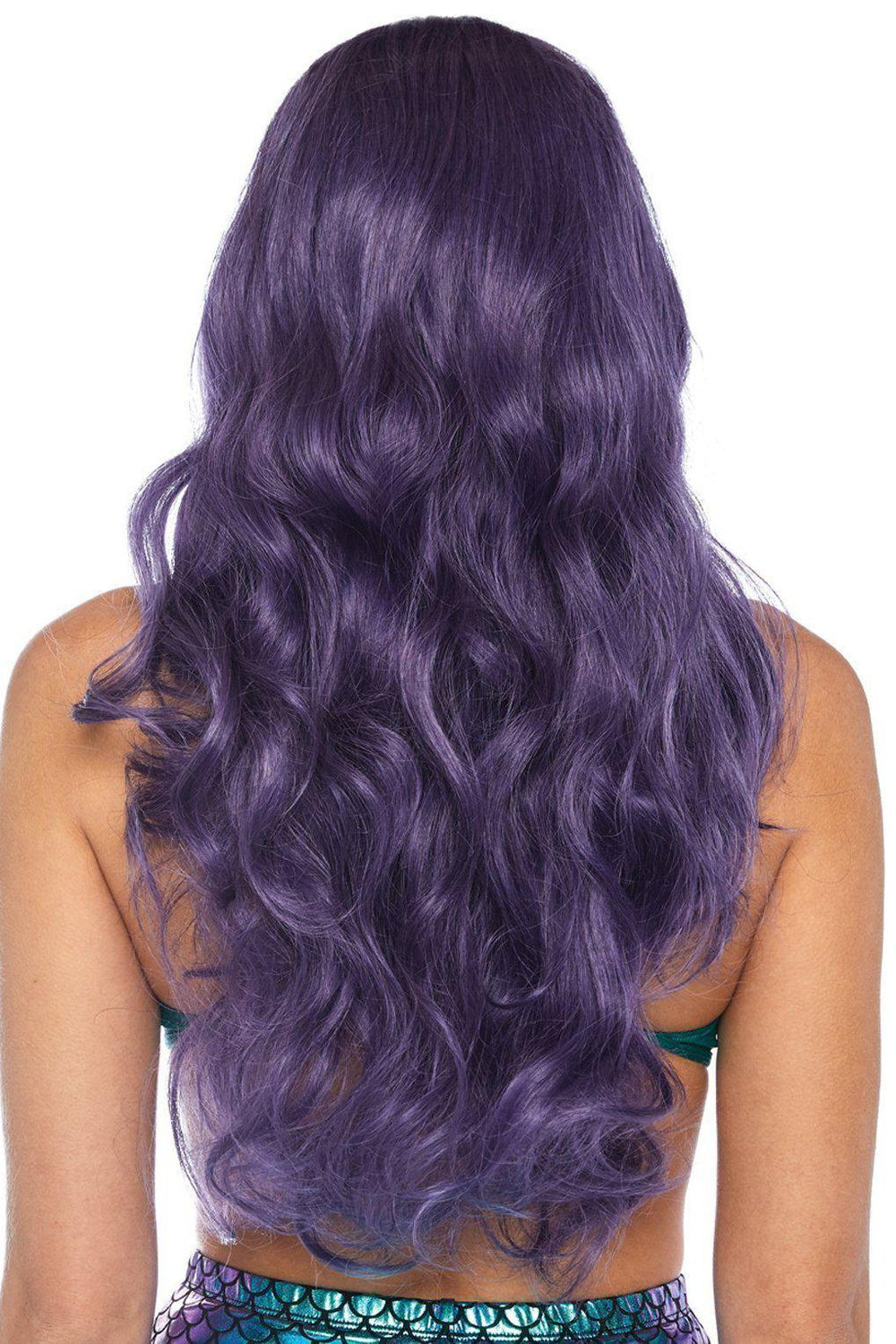 Mermaid Wavy Long Wig-Wigs-Leg Avenue-Purple-O/S-SEXYSHOES.COM
