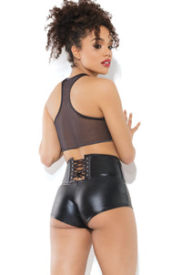 Mesh Crop Top-Crop Tops-Coquette-Black-O/S-SEXYSHOES.COM