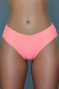 Mid Rise Panties With Lace Scallop Back Design