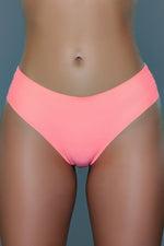 Mid Rise Panties With Lace Scallop Back Design