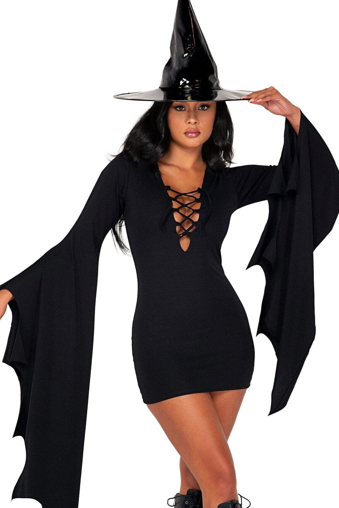 Midnight Coven Witch Costume-Witch Costumes-Roma Costumes-Black-L-SEXYSHOES.COM