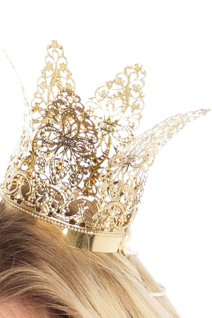 Mini Metal Filigree Crown