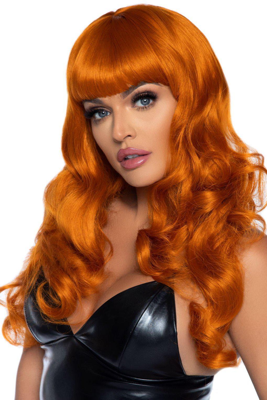 Misfit Long Wavy Wig-Wigs-Leg Avenue-Red-O/S-SEXYSHOES.COM