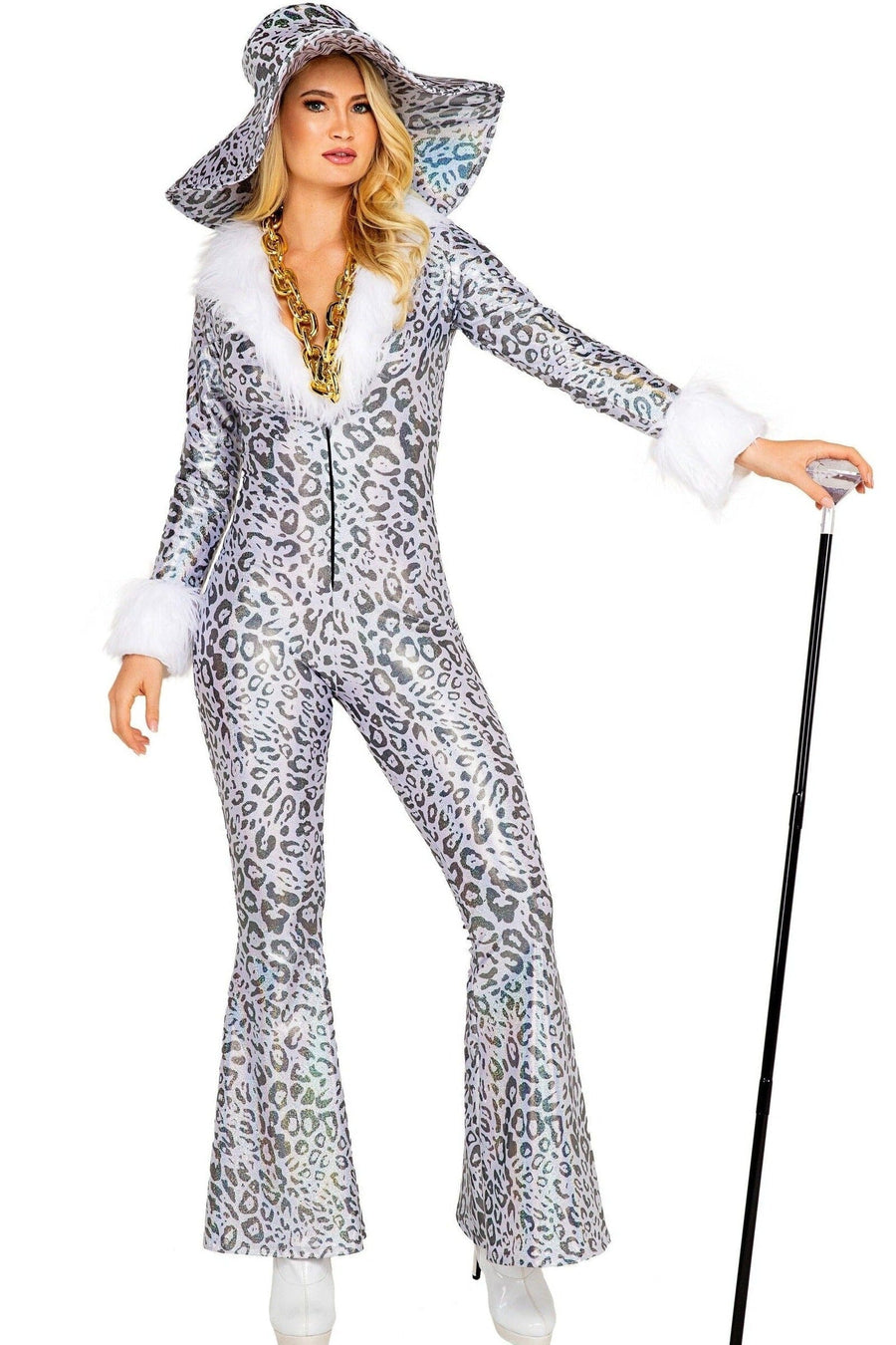 Roma Costumes Money Trap Diva Costume in White 