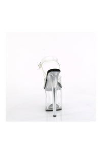 Pleaser NAUGHTY-808 Clear PVC Sandal in Clear PVC