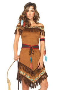 Leg Avenue Native Princess Costume in Brown 