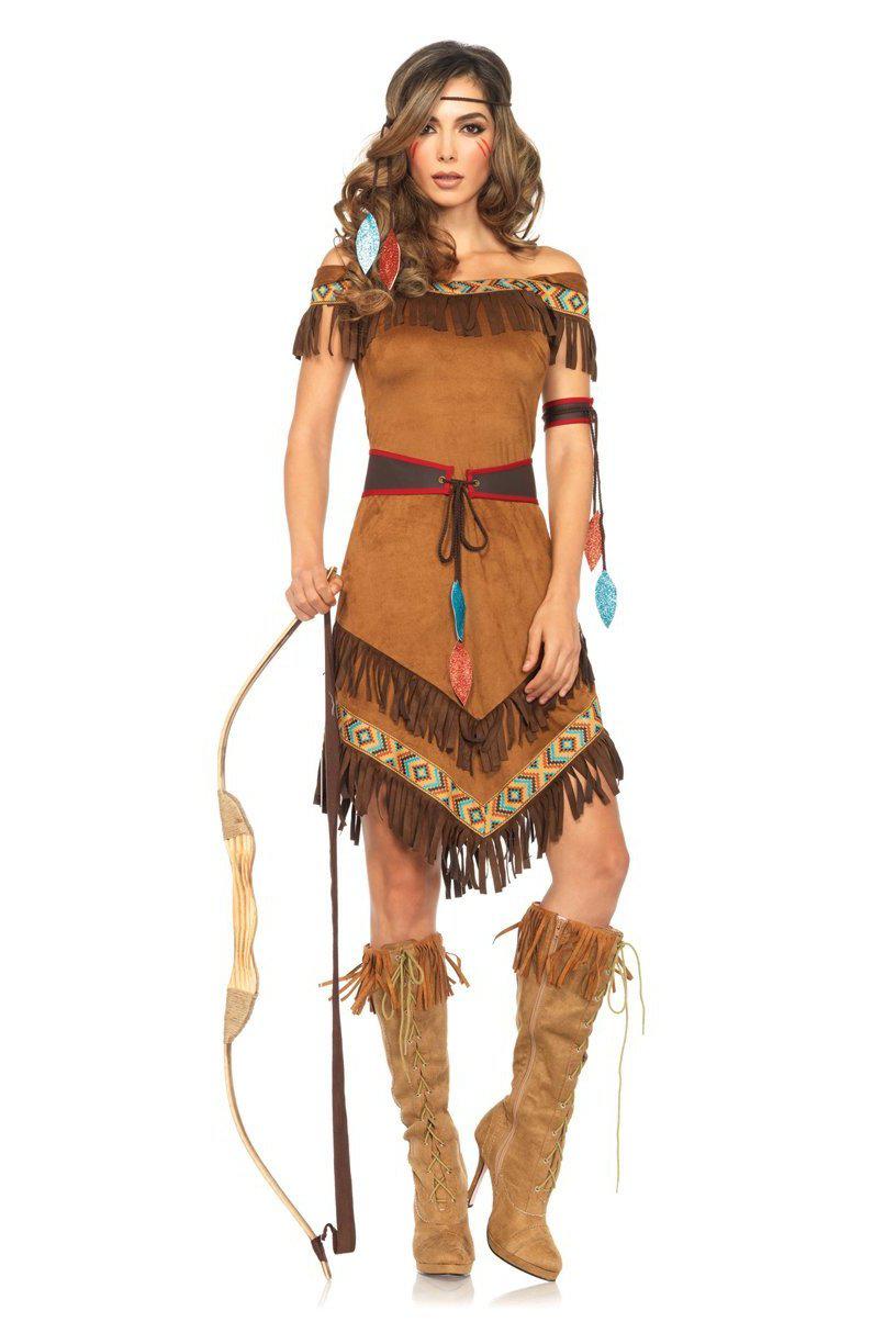 Leg Avenue Native Princess Costume in Brown  from SexyShoes.com