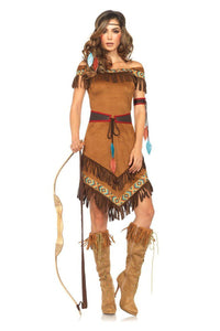 Leg Avenue Native Princess Costume in Brown  from SexyShoes.com