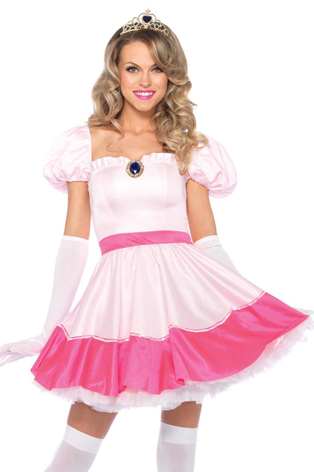 Off the Shoulder Princess Costume-Princess Costumes-Leg Avenue-Pink-S-SEXYSHOES.COM