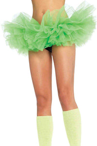 Leg Avenue Organza TuTu in Green  from SexyShoes.com