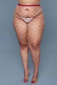 Oversized Fishnet Pantyhose-Pantyhose-SEXYSHOES.COM