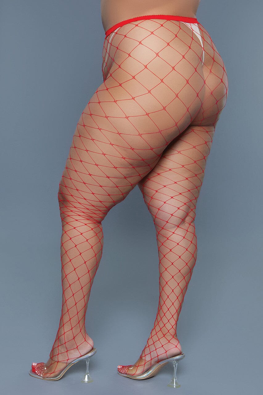 Oversized Fishnet Pantyhose-Pantyhose-SEXYSHOES.COM